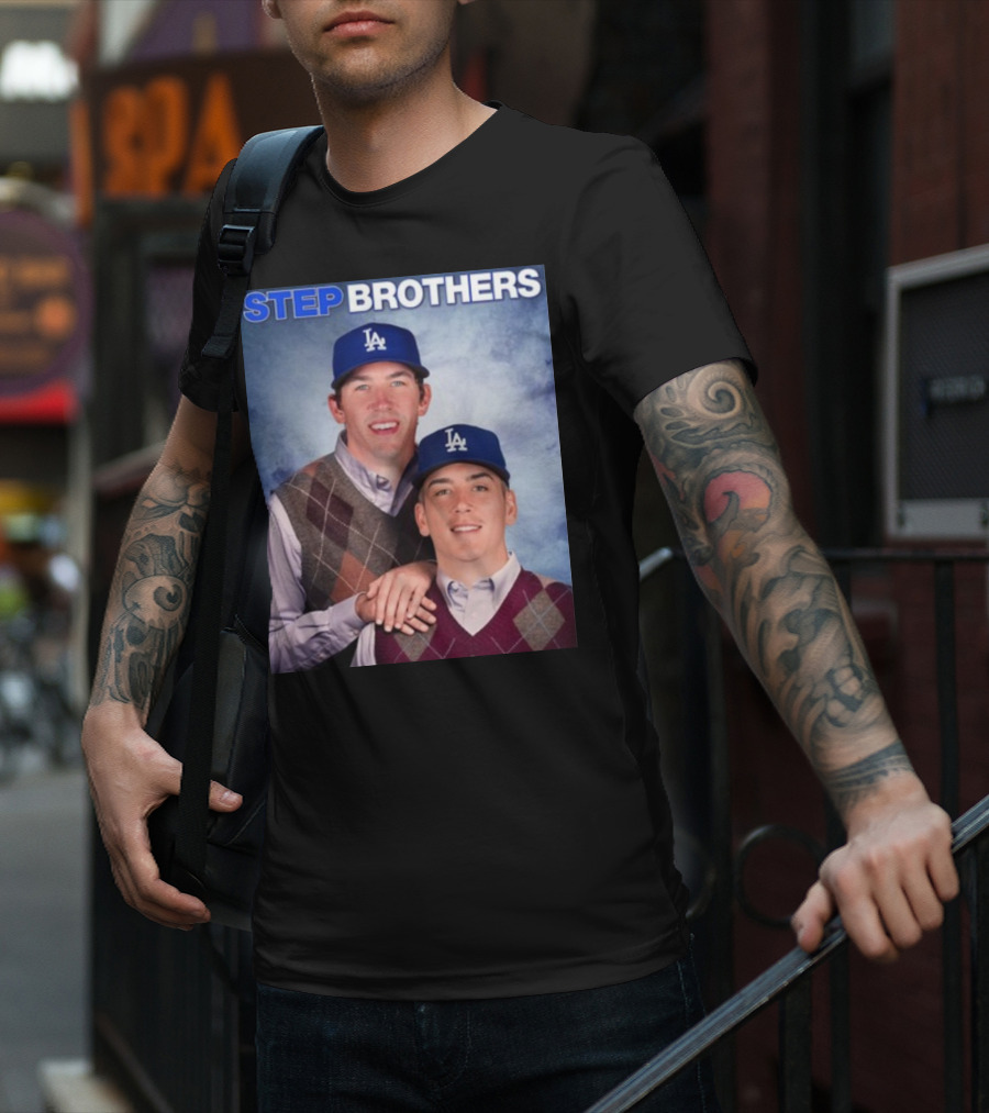Bobby Miller Walker Buehler LA Step Brothers T-Shirt