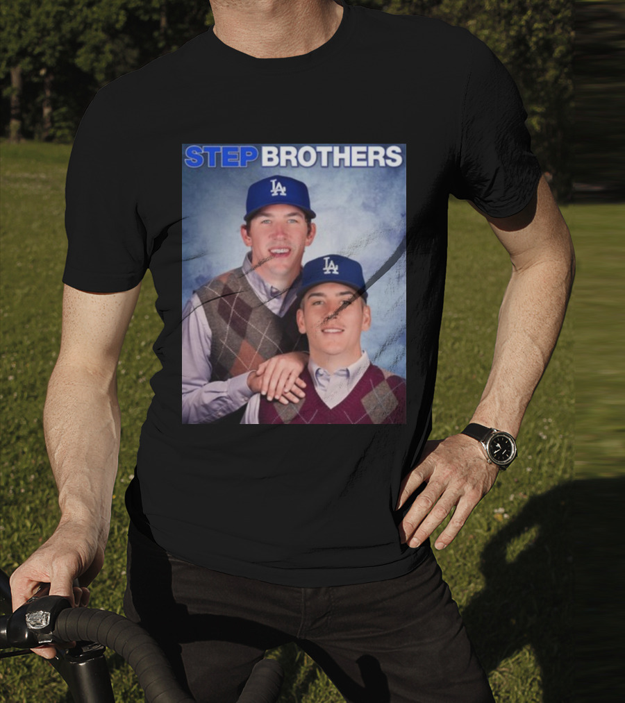 Bobby Miller Walker Buehler LA Step Brothers T-Shirt
