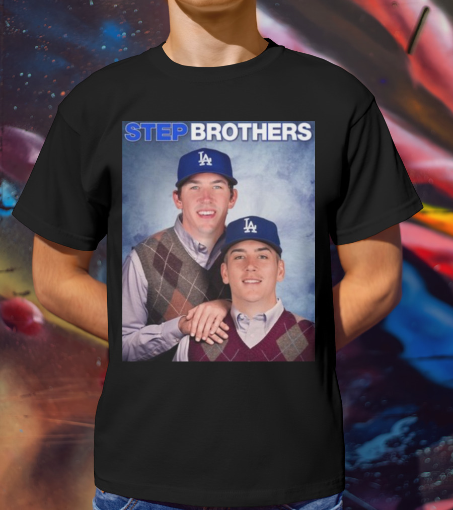 Bobby Miller Walker Buehler LA Step Brothers T-Shirt