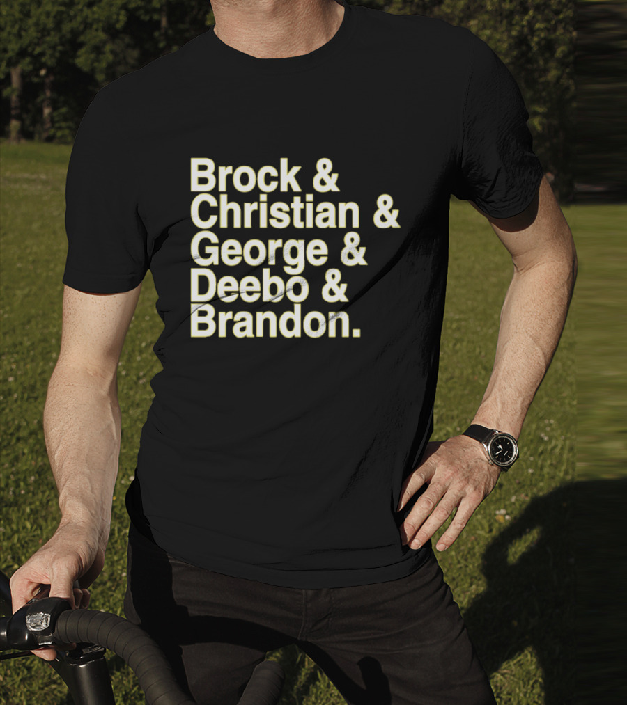 Brock And Christian And George And Deebo And Brandon T-Shirt