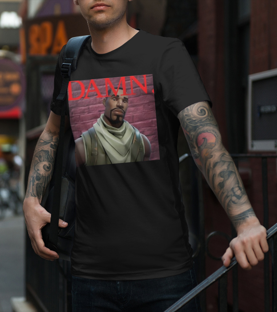 Rroguethreads Kendrick Lamar Spitfire Damn Brick Wall Character T-Shirt