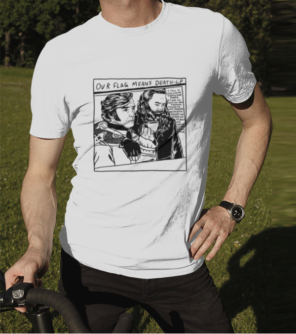 Our Flag Means Death LP Drawing Weareprint Social Gay Pirates T-Shirt