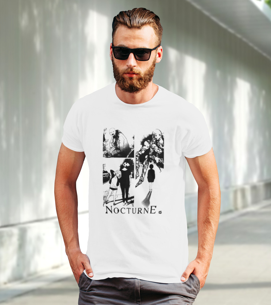 Fyyaa123 Nocturne Panels Manga Gothic Fantasy Shadows T-Shirt