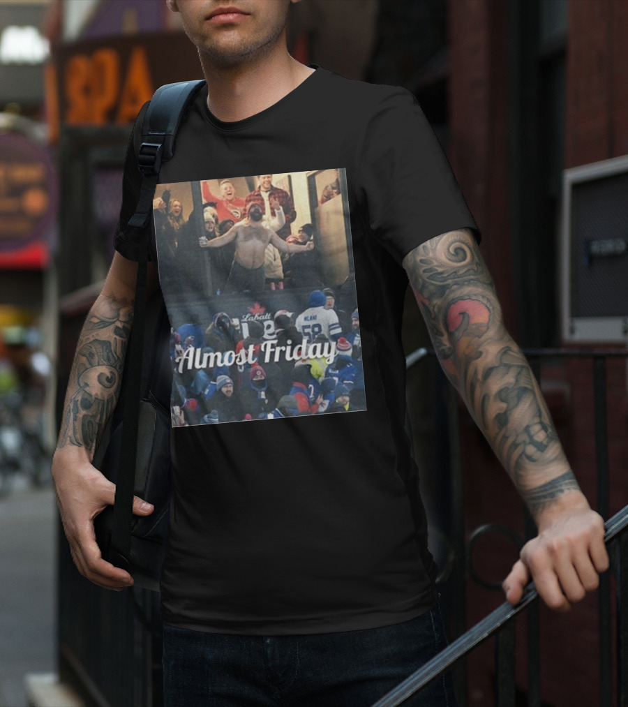 Almost Friday Kelce Labatt Beer Football T-Shirt