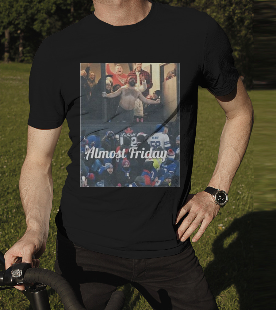 Almost Friday Kelce Labatt Beer Football T-Shirt
