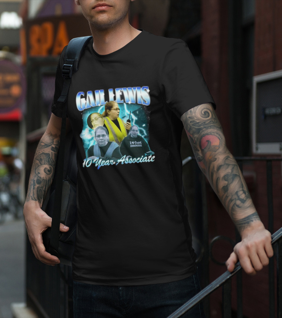 Gail Lewis 10 Year Associate I Love Hot Moms Vintage T-Shirt