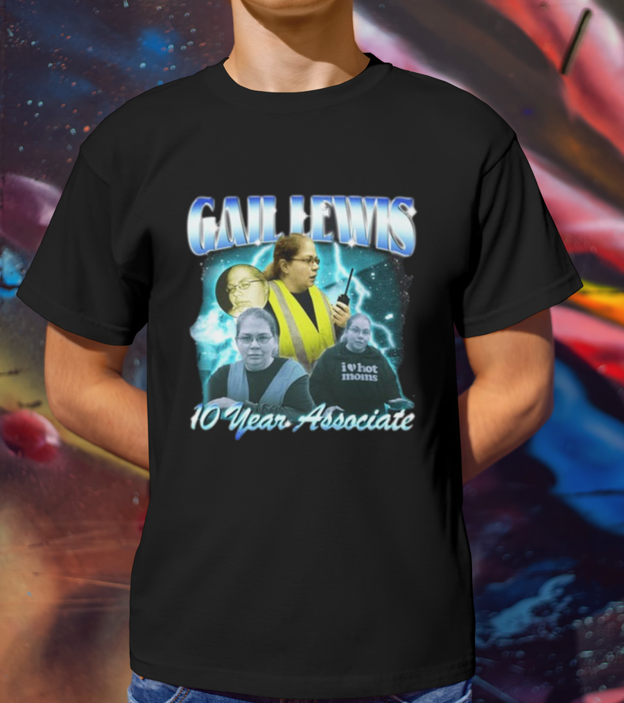 Gail Lewis 10 Year Associate I Love Hot Moms Vintage T-Shirt