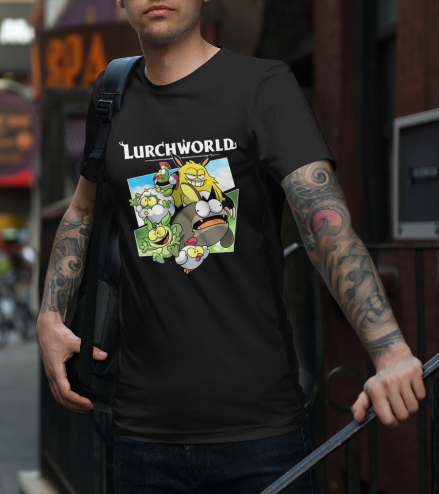 Lurchworld Grnk.Shop Characters Adventure T-Shirt