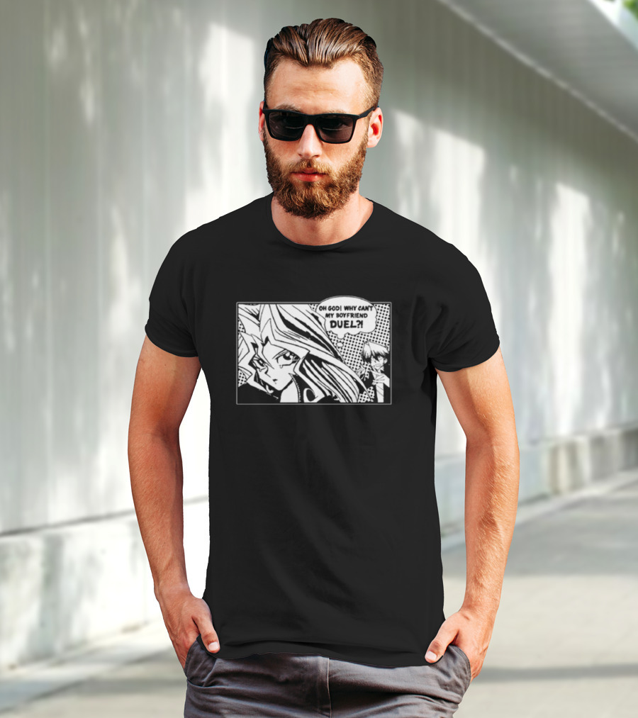 Mai Valentine Oh God Why Can't My Boyfriend Duel Manga Panel T-Shirt