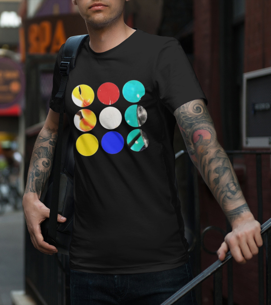 Fleshwater Sounds Of Grieving Circles Color Palette T-Shirt