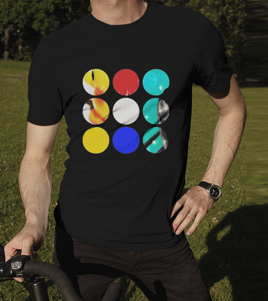 Fleshwater Sounds Of Grieving Circles Color Palette T-Shirt