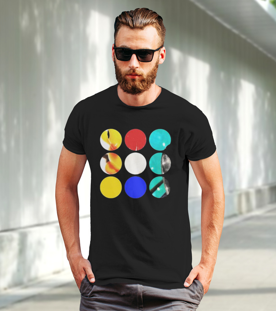Fleshwater Sounds Of Grieving Circles Color Palette T-Shirt