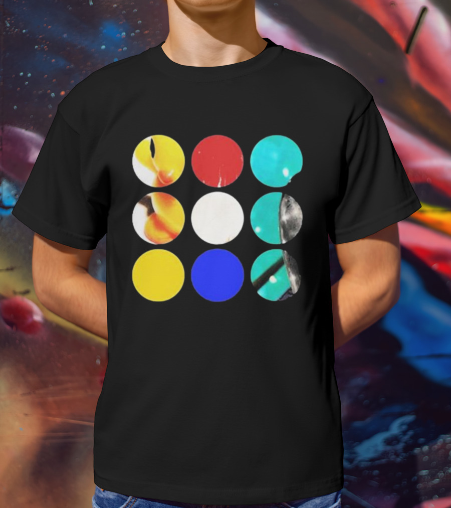 Fleshwater Sounds Of Grieving Circles Color Palette T-Shirt