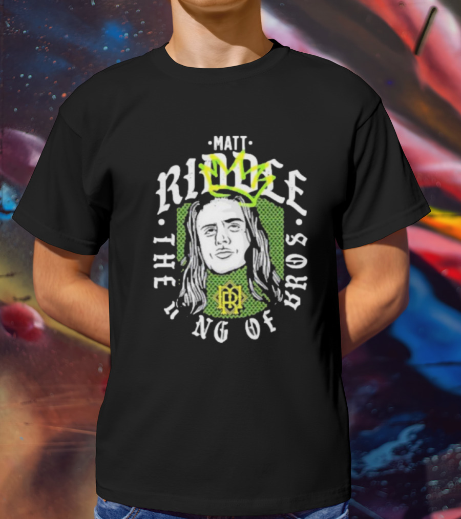 Matt Riddle The King Of Bros Crown T-Shirt