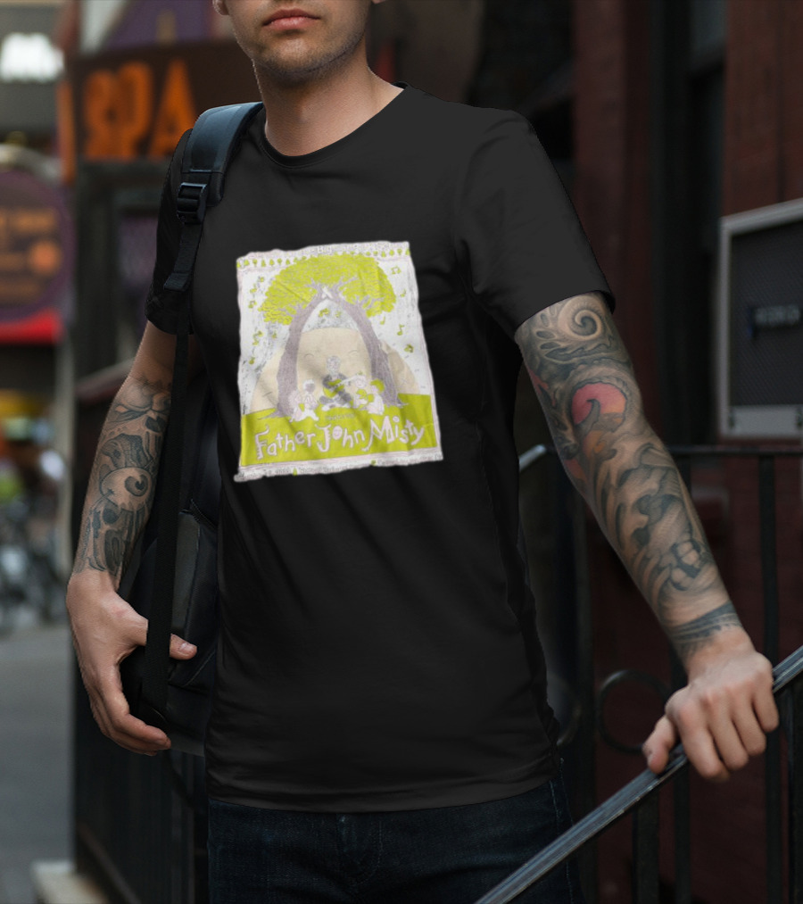 Father John Misty In Concert Under The Trees For Big Sur Park School Benefit T-Shirt