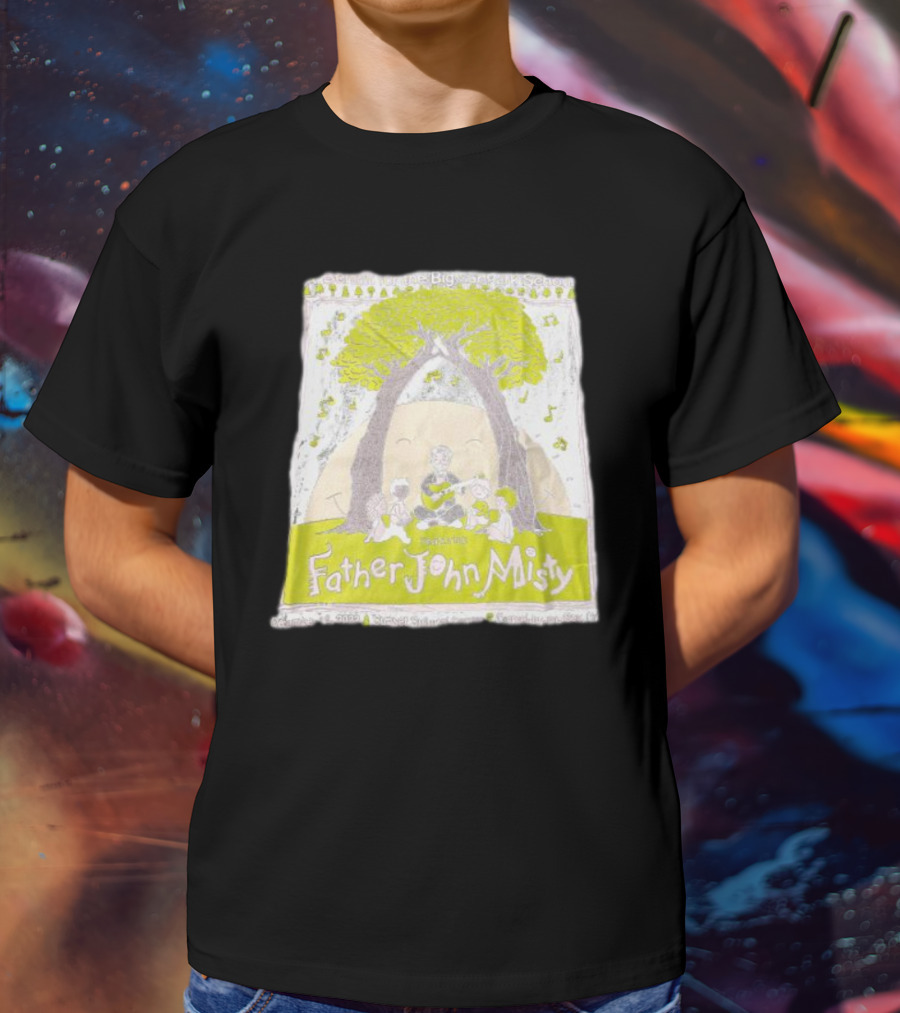 Father John Misty In Concert Under The Trees For Big Sur Park School Benefit T-Shirt
