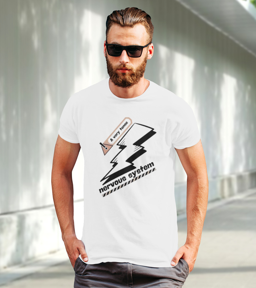 A Very Tense Nervous System Lightning Bolt T-Shirt