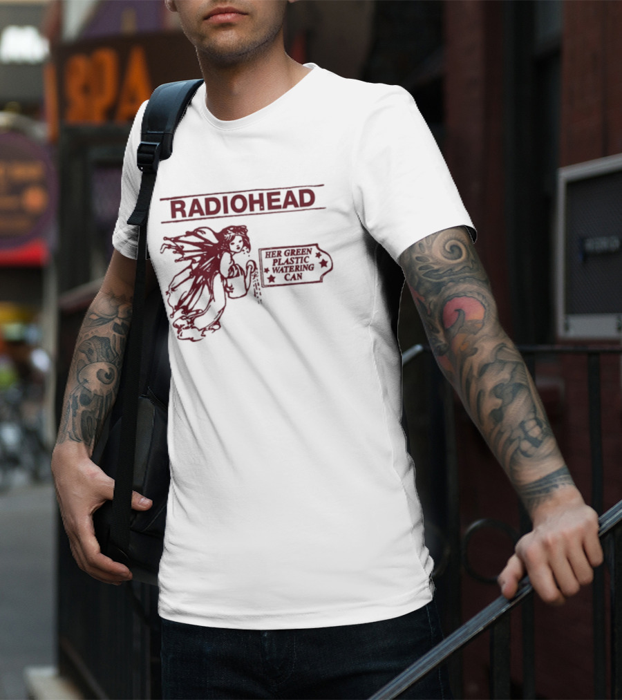 Radiohead Her Green Plastic Watering Can T-Shirt