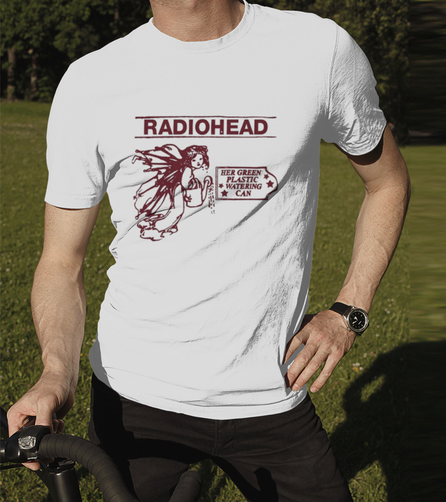 Radiohead Her Green Plastic Watering Can T-Shirt