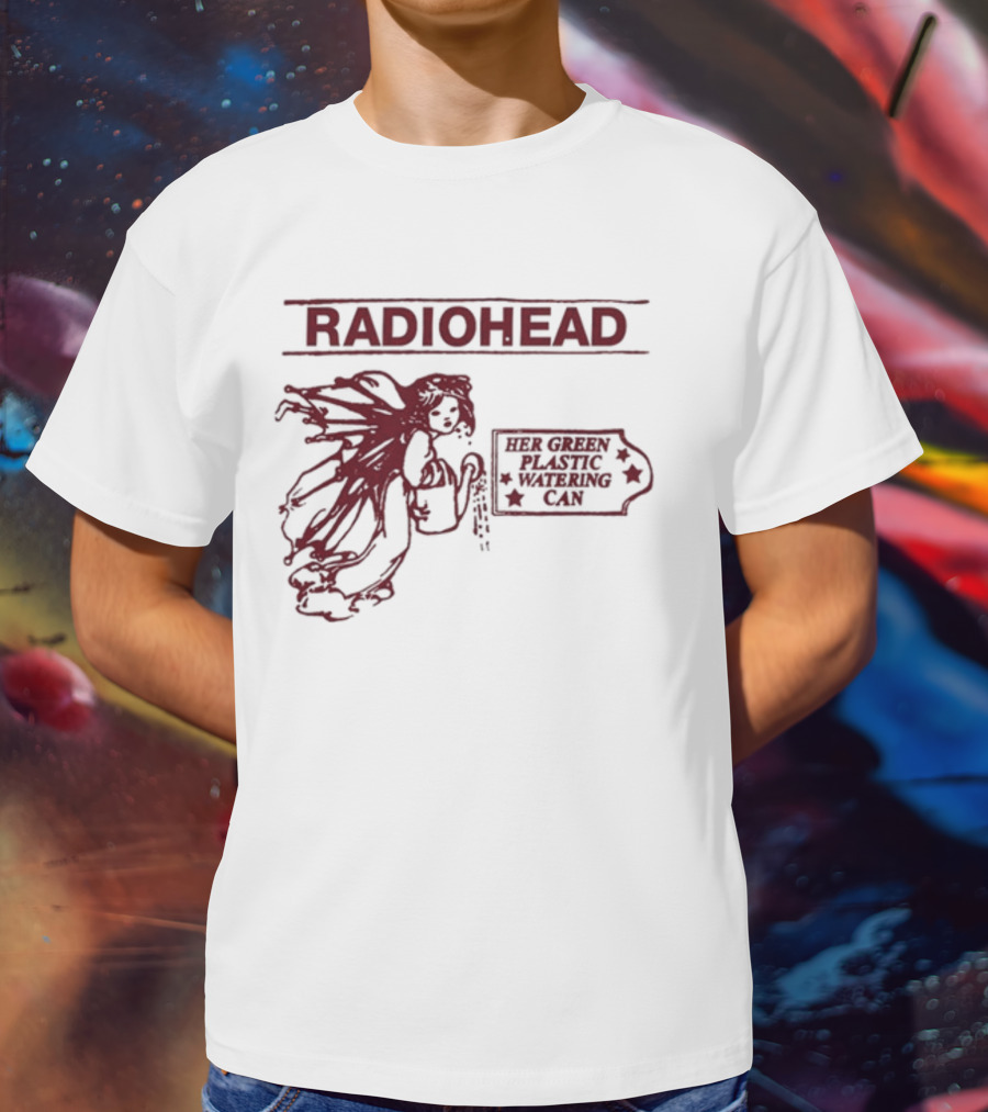 Radiohead Her Green Plastic Watering Can T-Shirt