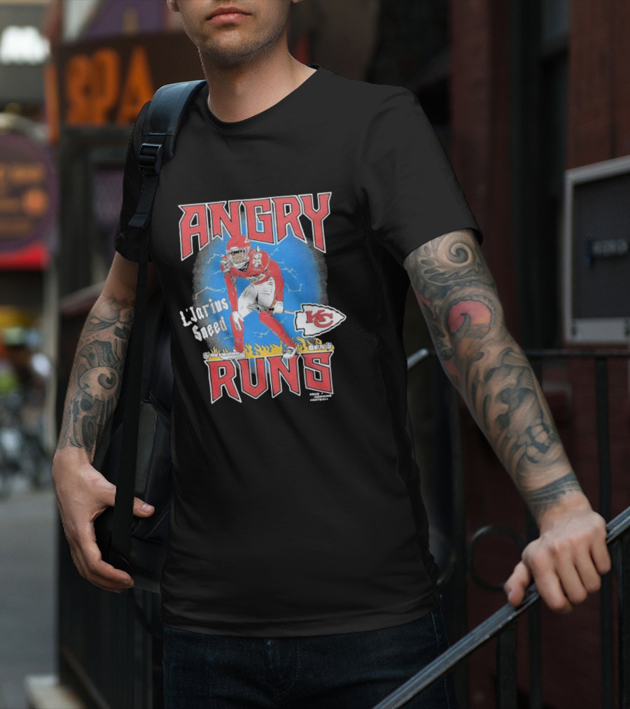 Angry Runs L'Jarius Sneed Kansas City Chiefs 88 Yards Touchdown Football T-Shirt
