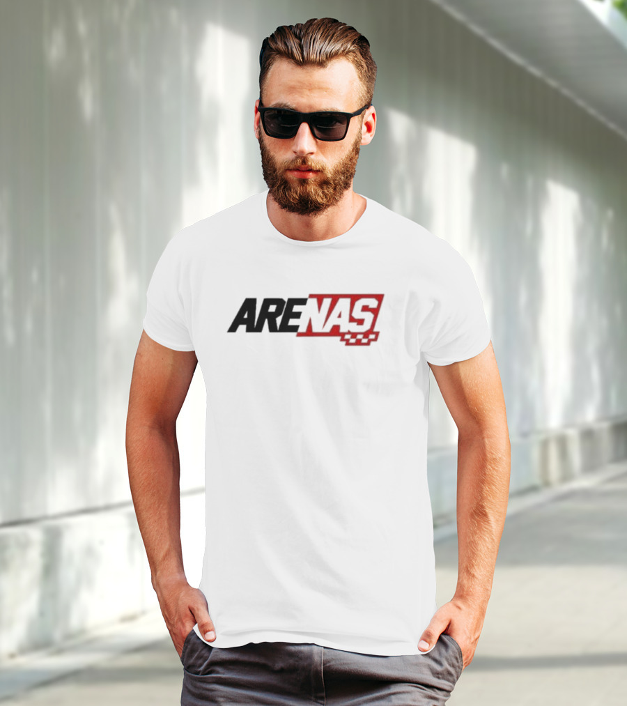 ARENAS Racing Team Motorsport Checkered Flag T-Shirt