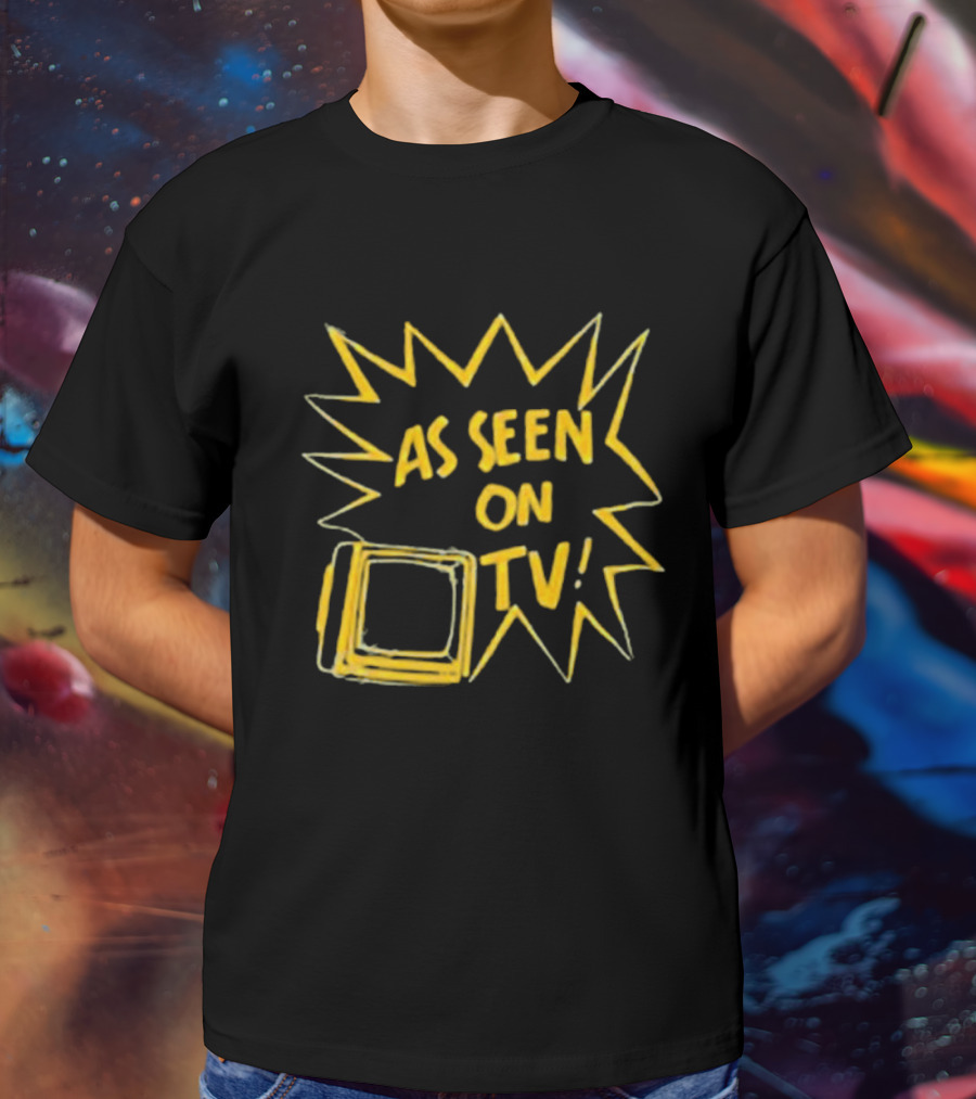 As Seen On TV Retro Style Burst With TV T-Shirt