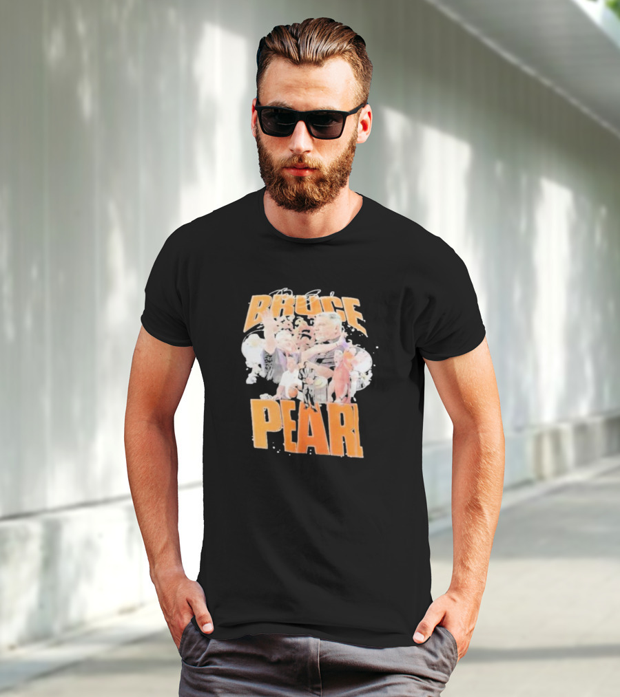 Bruce Pearl Auburn Coach Dynamic Basketball Collage T-Shirt