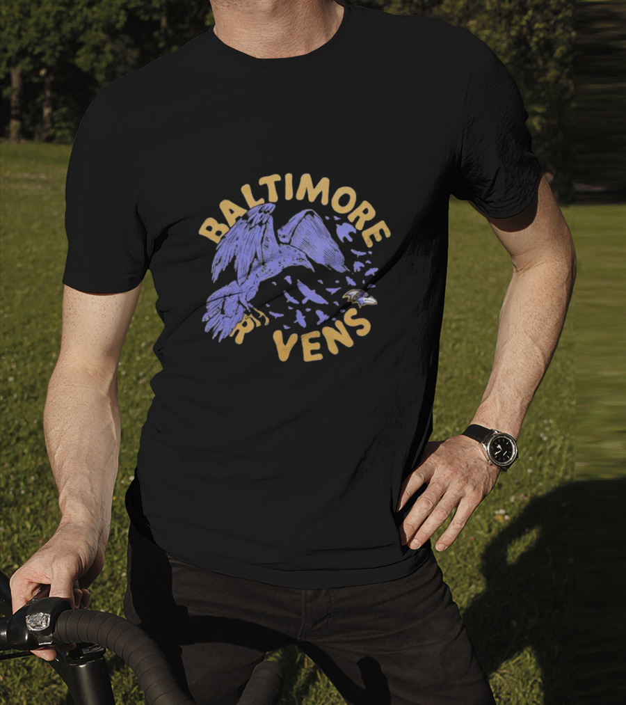 Baltimore Ravens The Raven Vintage T-Shirt