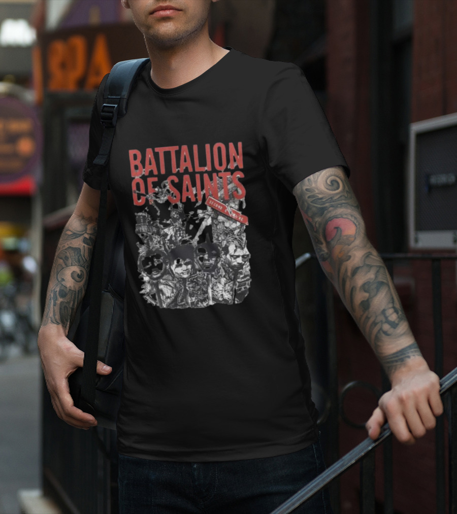 Battalion Of Saints Second Coming Punk Rock Album Cover T-Shirt