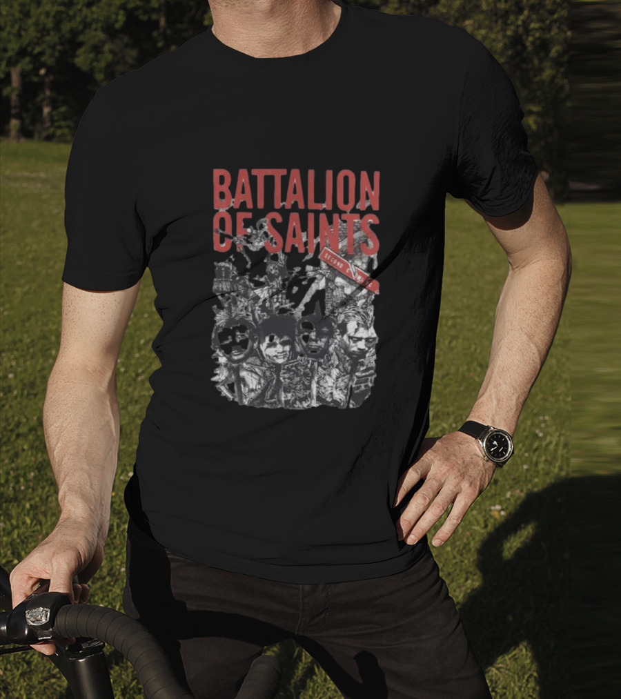 Battalion Of Saints Second Coming Punk Rock Album Cover T-Shirt
