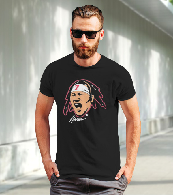 C J Stroud Swag Head 7 Signature T-Shirt