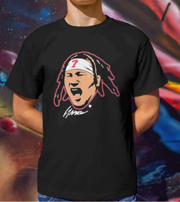 C J Stroud Swag Head 7 Signature T-Shirt