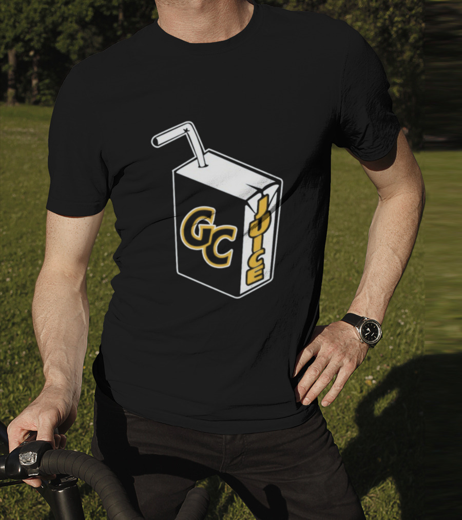 Braylon Mullins Wearing GC Juice Carton T-Shirt