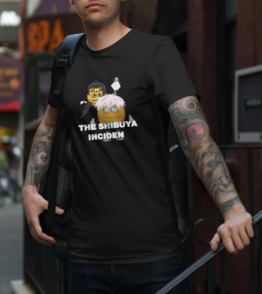 Goofyahhtees The Shibuya Incident With Minion Characters T-Shirt