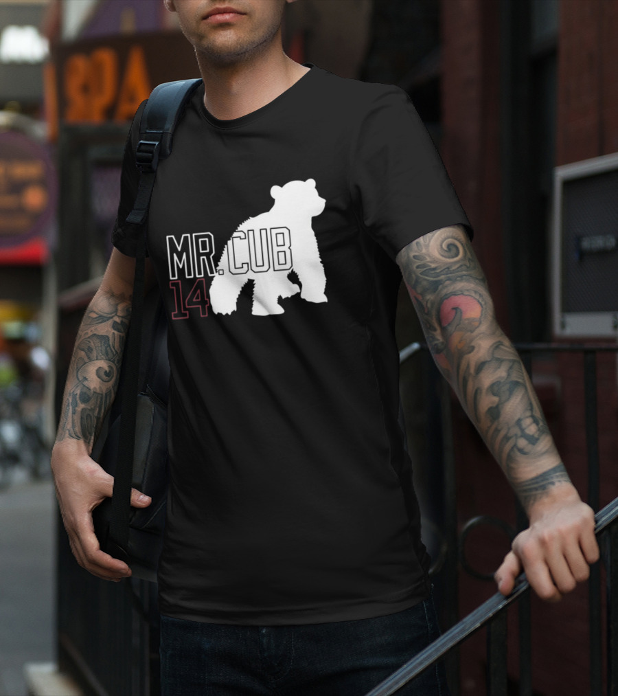 Mr. Cub 14 Silhouette Bear T-Shirt