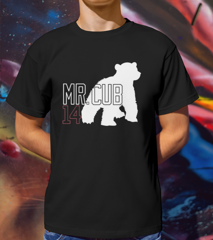 Mr. Cub 14 Silhouette Bear T-Shirt
