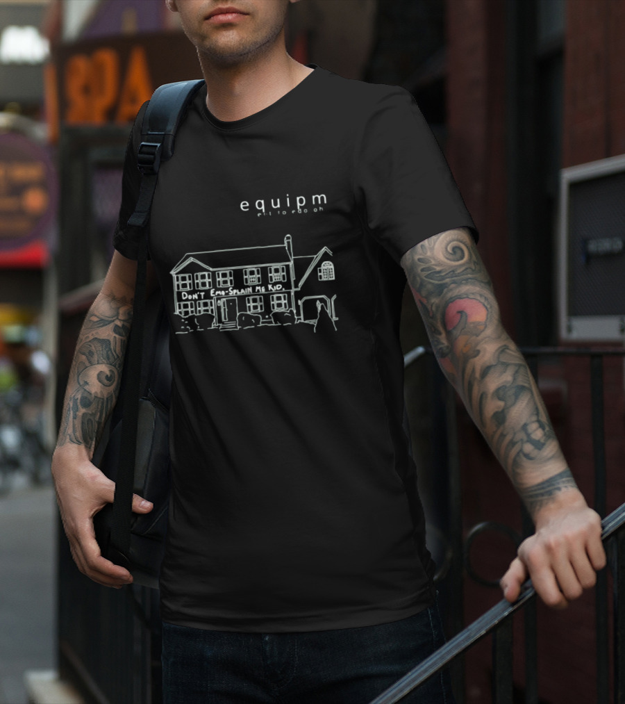 Equipm Emo-Splain Me Kid House Outline T-Shirt