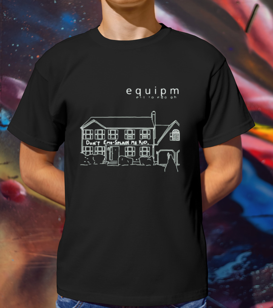 Equipm Emo-Splain Me Kid House Outline T-Shirt