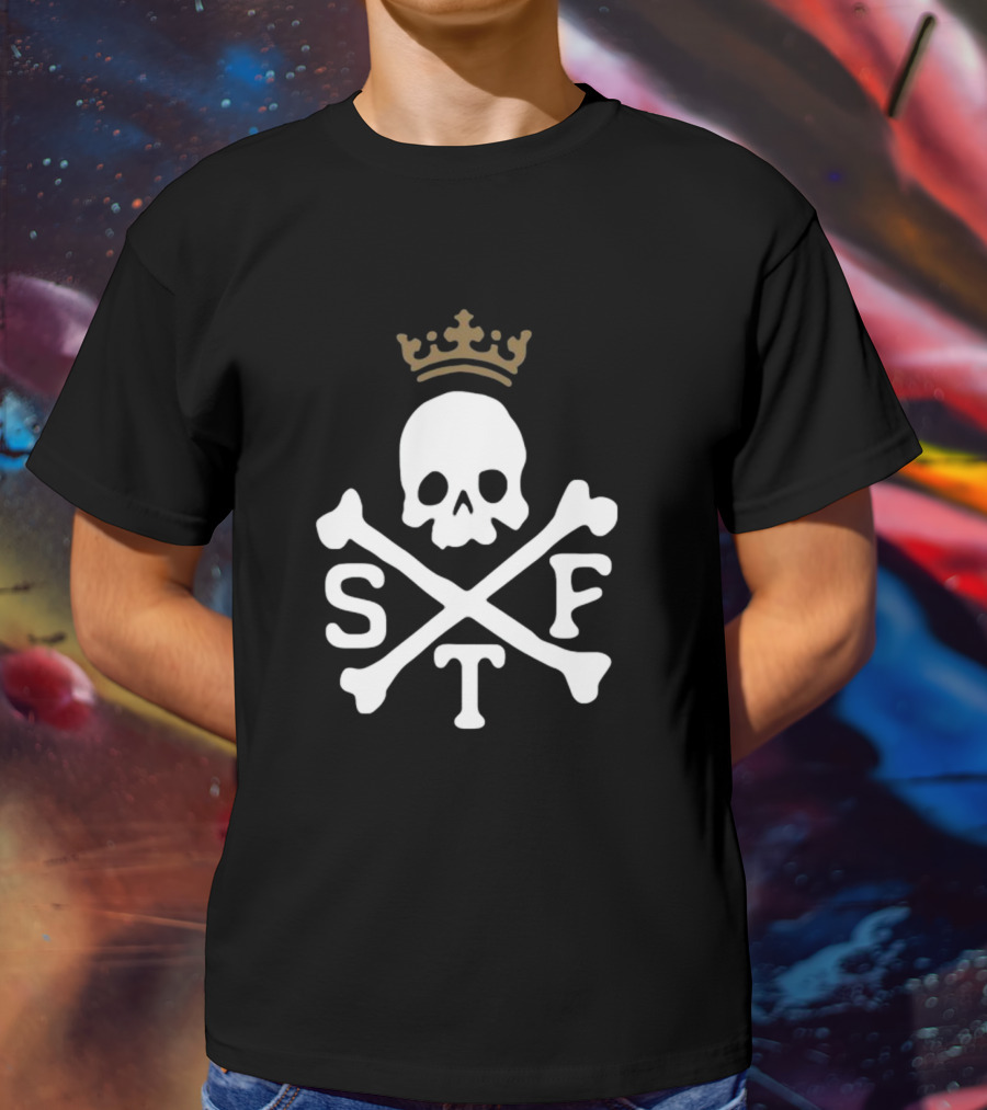Glenn Beck STF Skull And Bones Crown T-Shirt