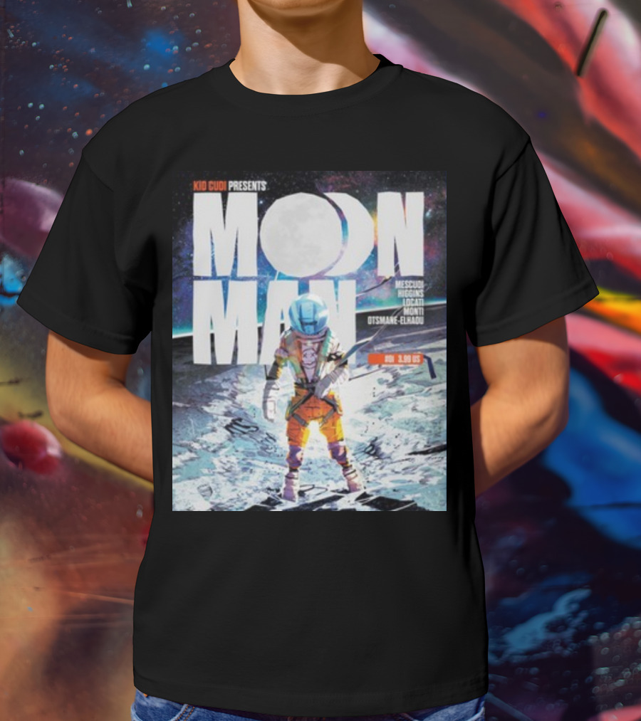 Kid Cudi Presents Moon Man Mescudi Riggins Dot Da Genius Monti Otsmane-Elhaou T-Shirt