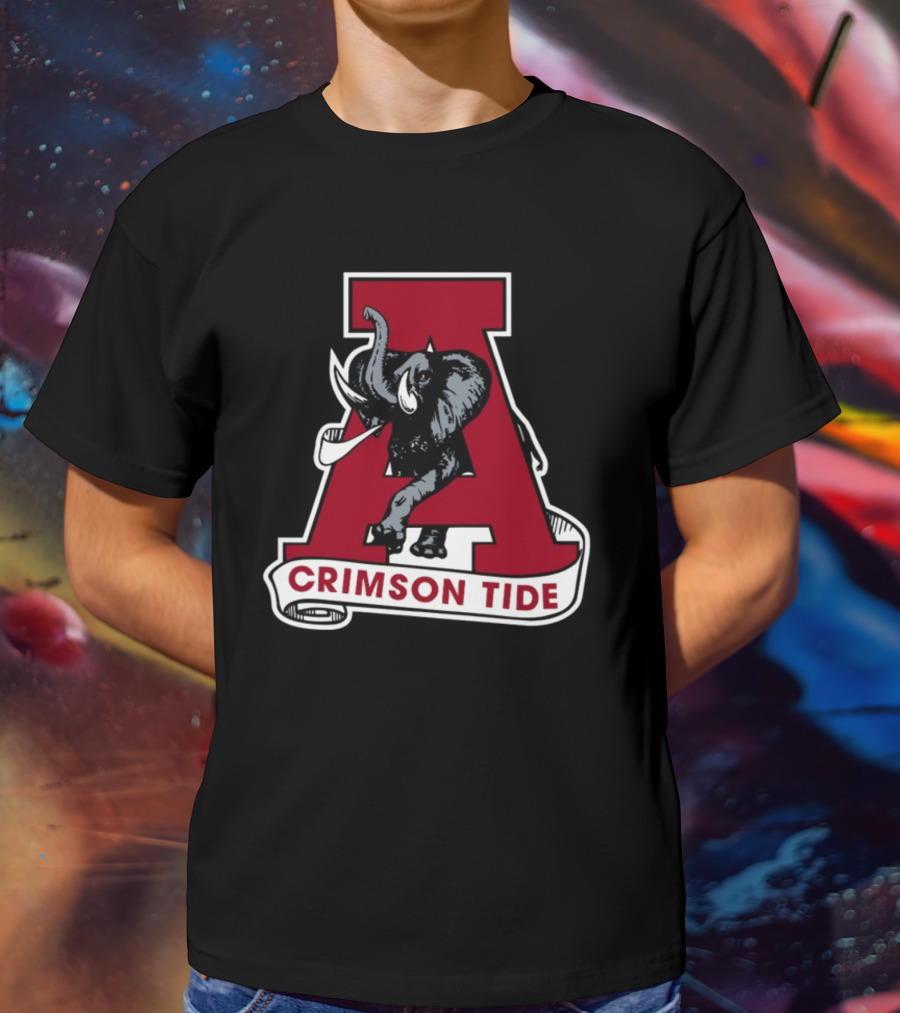 Jerret Mcelwain Alabama Crimson Tide Elephant T-Shirt