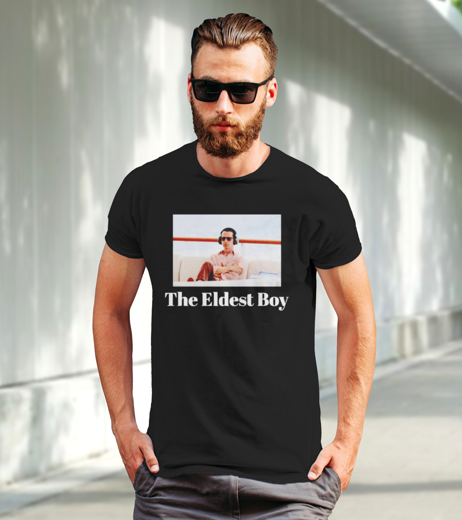 The Eldest Boy Headphones Sunglasses Relaxed Vibe T-Shirt