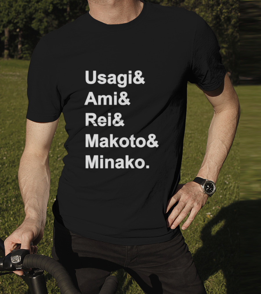 Sailor Moon Usagi Ami Rei Makoto Minako T-Shirt
