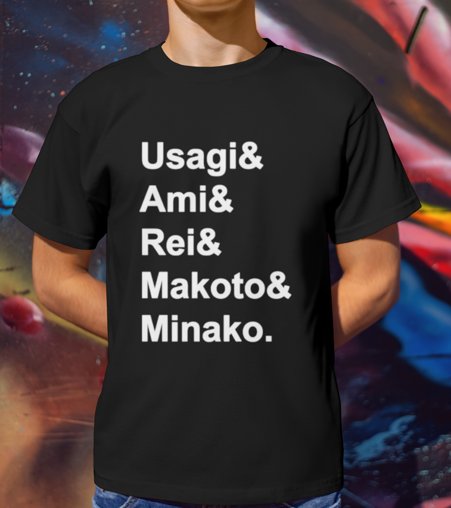 Sailor Moon Usagi Ami Rei Makoto Minako T-Shirt