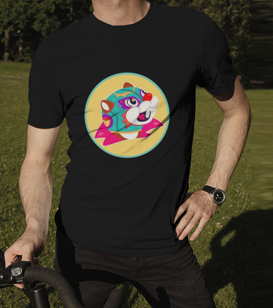 El Hijo Del Buc-Ees Luchador Beaver Mask T-Shirt
