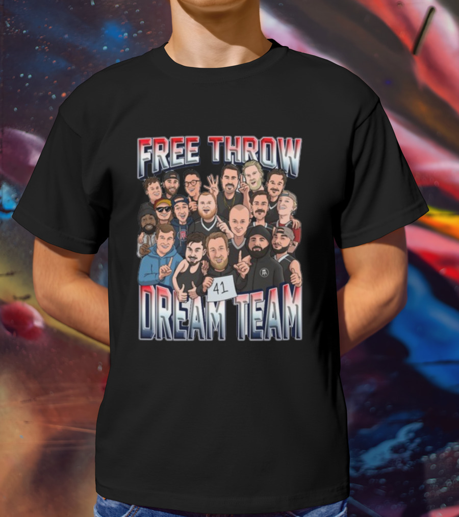 Free Throw Dream Team 41 Group T-Shirt