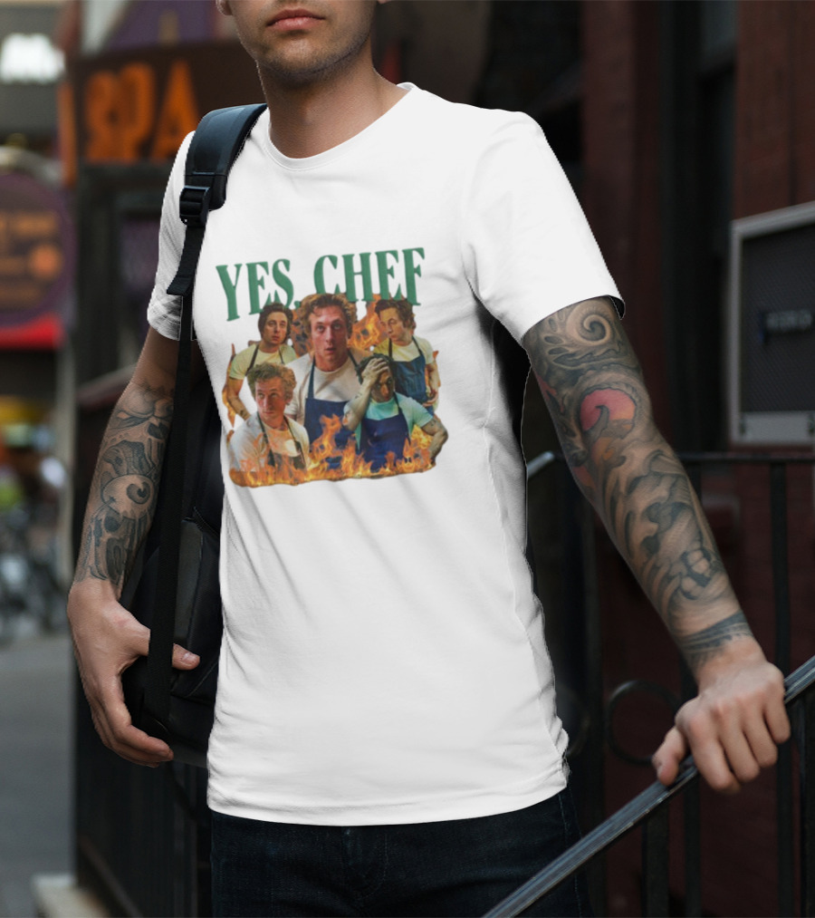 Yes Chef The Bear Jeremy Allen Fire T-Shirt