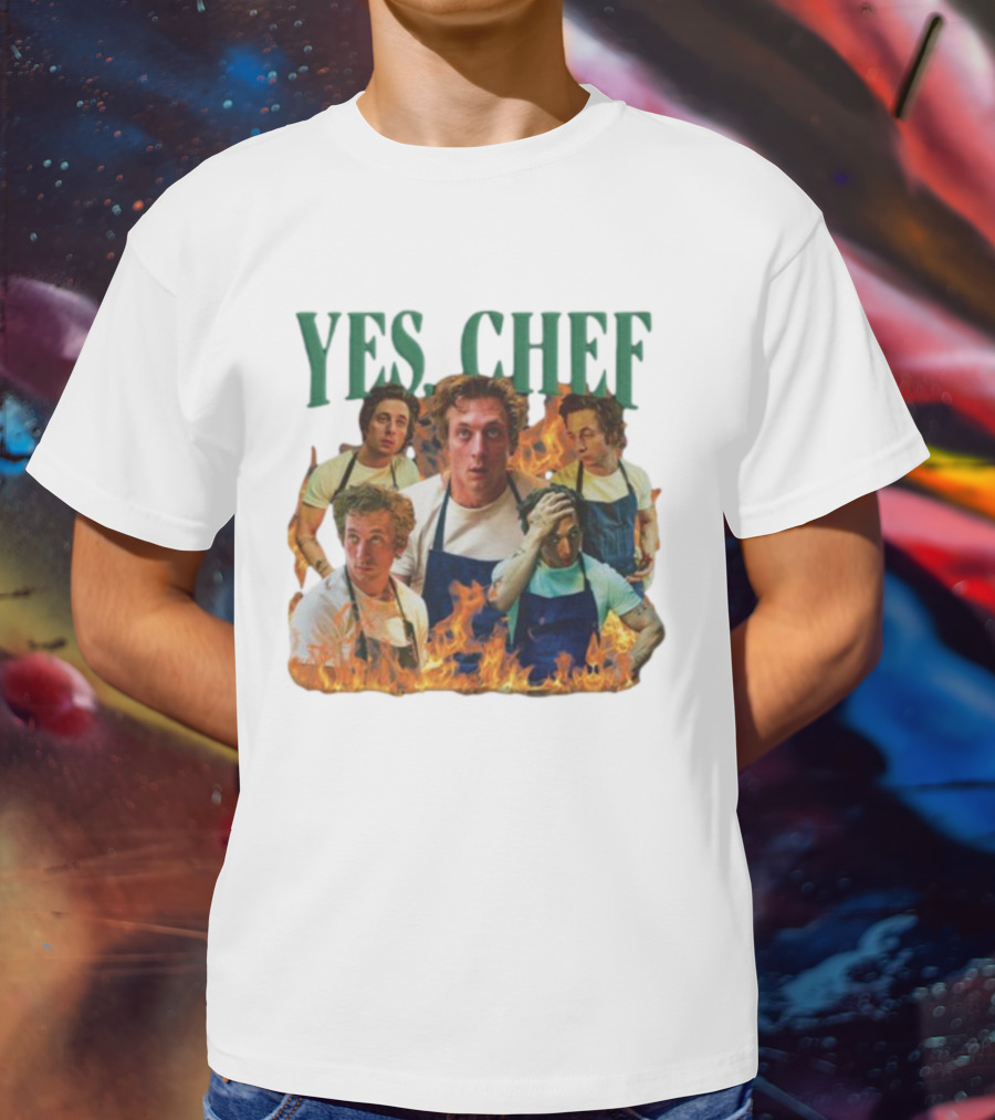 Yes Chef The Bear Jeremy Allen Fire T-Shirt