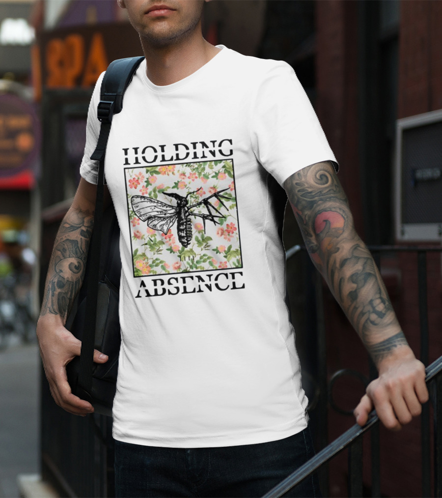 Holding Absence Box Moth Floral T-Shirt